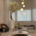 Jardinière St. Tropez beige mat avec cerisier blanc sur mesure