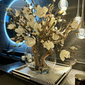 Vase Lune de 40 cm avec Magnolias